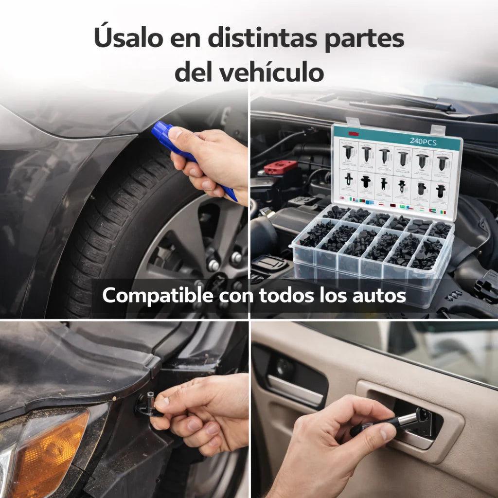 KIT REMACHES PARA AUTO 240 PCS - Repara Tu Auto Fácilmente