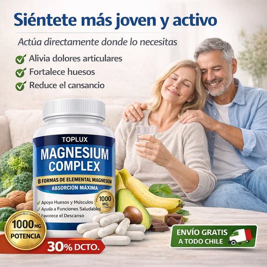 Magnesio Complex 8 formas de magnesio – Recuperación Muscular y Energía