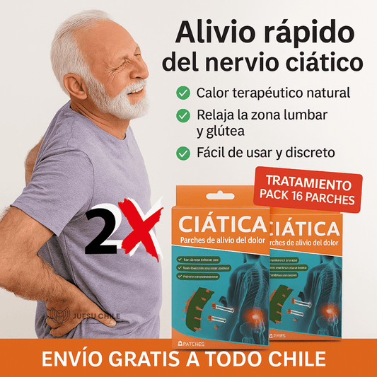 Parche Terapéutico Ciática - Alivio Seguro y Eficaz Desde la Primera Aplicación