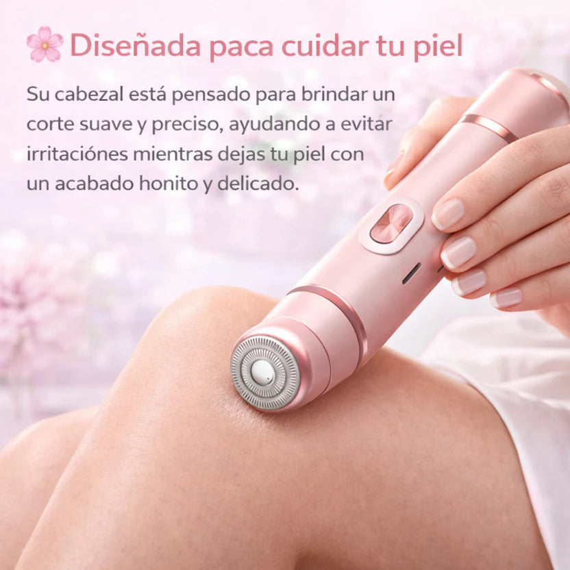 SilkSmooth -Depiladora Femenina 2 en 1 – Piel Suave al Instante, Sin Dolor