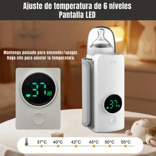 Calentador Digital para Mamaderas – Temperatura precisa – Leche perfecta para tu bebé en cualquier momento