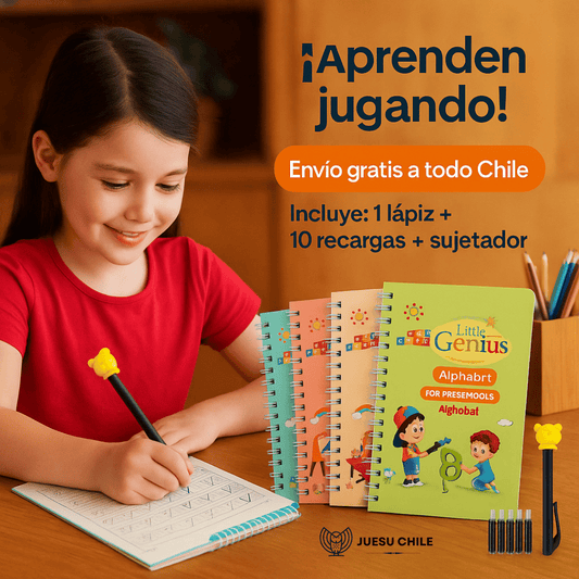Set Educativo Infantil - Escritura Guiada - Mejora su letra sin pantallas