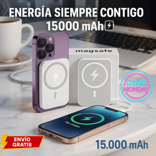 Batería inalámbrica Iphone & Android - Carga sin cables al instante