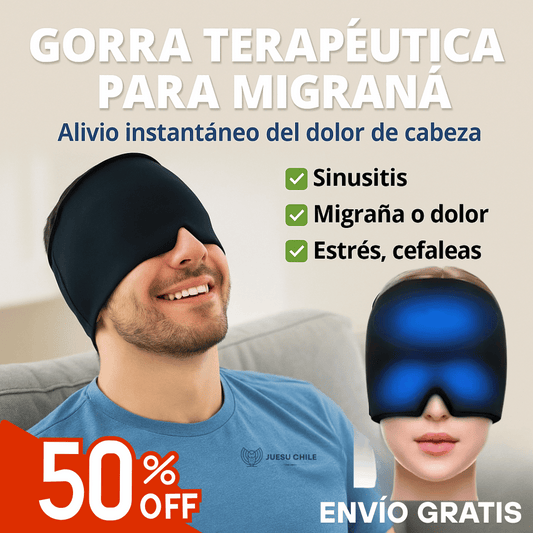 GORRO TERAPÉUTICO MIGRAÑA - Solución natural, cómoda y efectiva