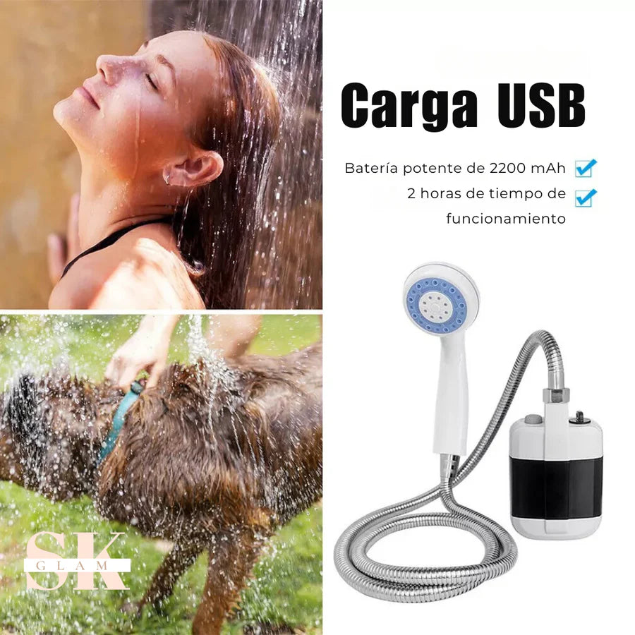 DuchaGo Recargable - Ducha portátil con comodidad real en cualquier lugar