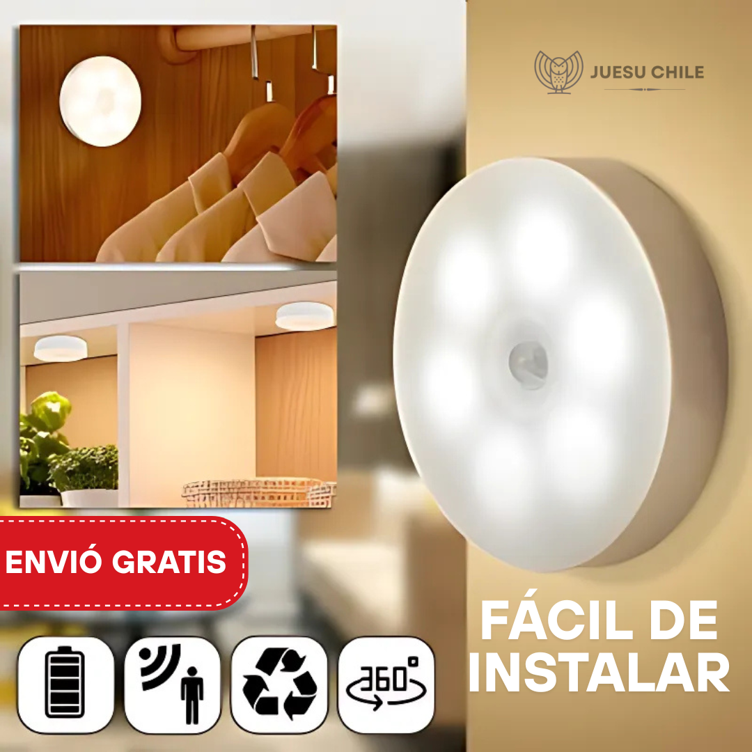 PACK POR 3  LUZ LED SENSOR DE MOVIMIENTO