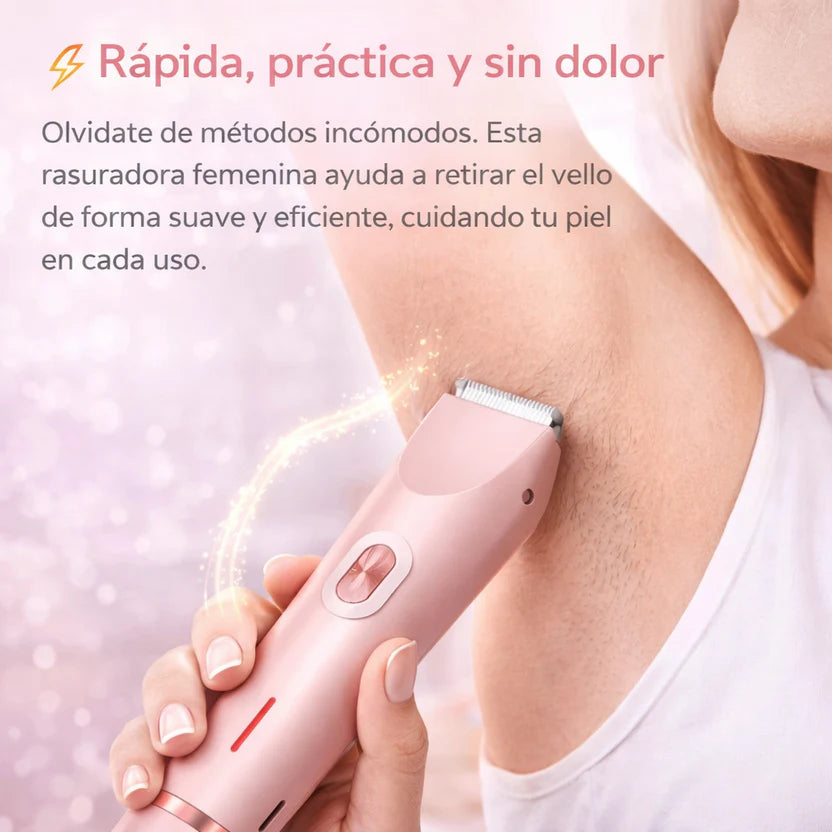 SilkSmooth -Depiladora Femenina 2 en 1 – Piel Suave al Instante, Sin Dolor
