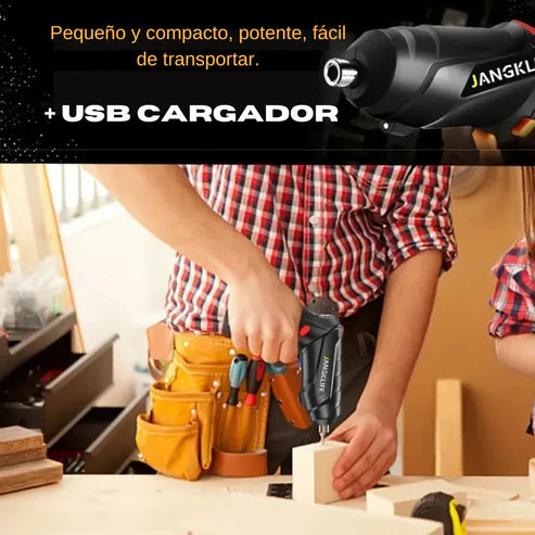 Set Portátil Destornillador– Fácil, Rápido, Ordenado – Haz reparaciones en casa sin complicaciones