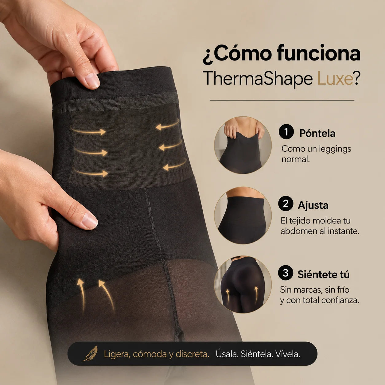 ThermaShape Luxe Pack 2x1 – Leggings térmicos moldeadores