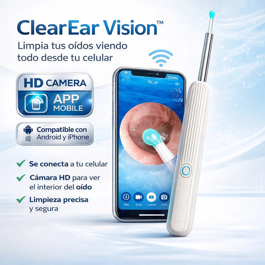 ClearEar Vision – Cámara inteligente para limpieza auditiva