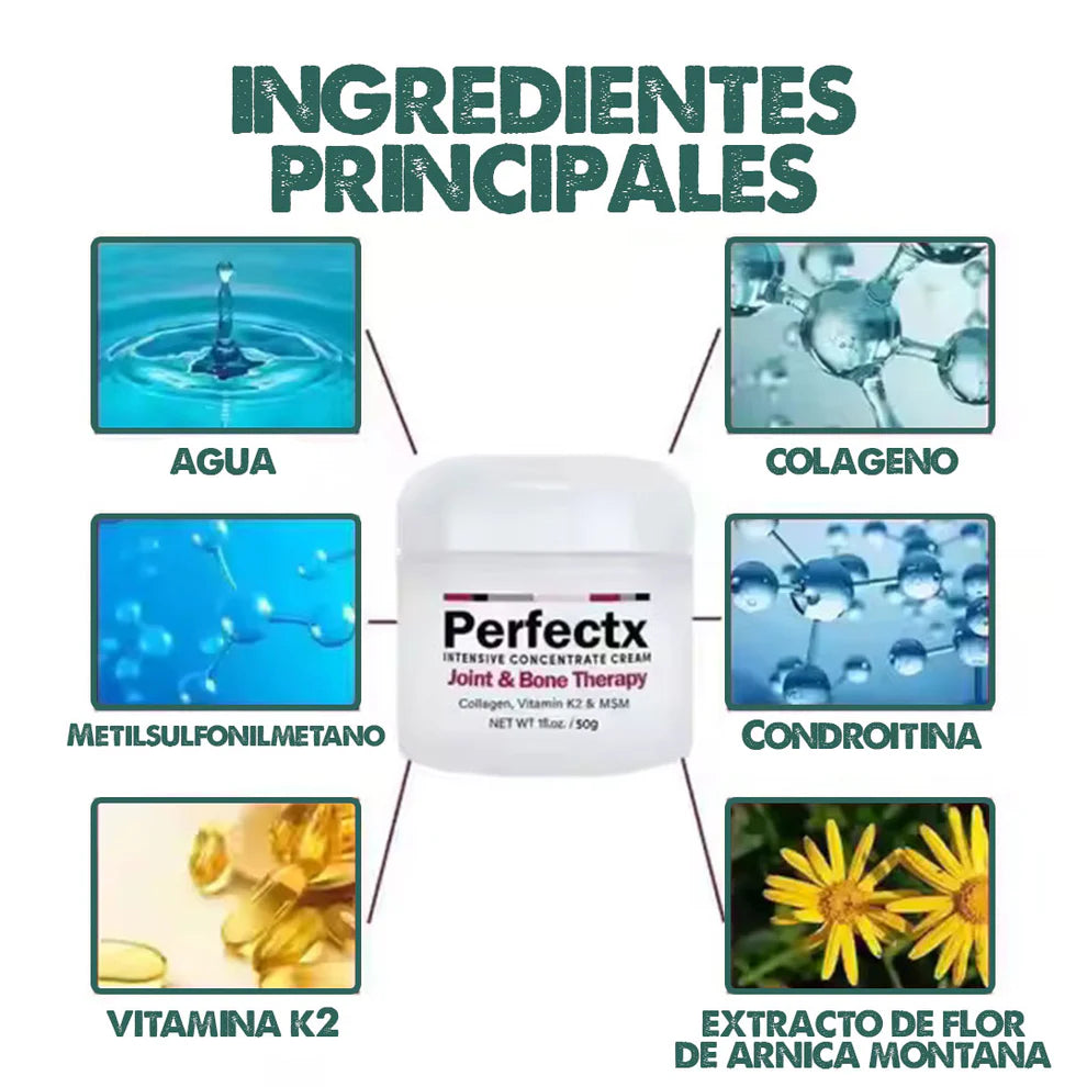 PerfectX | Crema para el Dolor de Huesos y Articulaciones