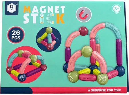 Bloques de construcción con palos magnéticos para el desarrollo temprano de los niños