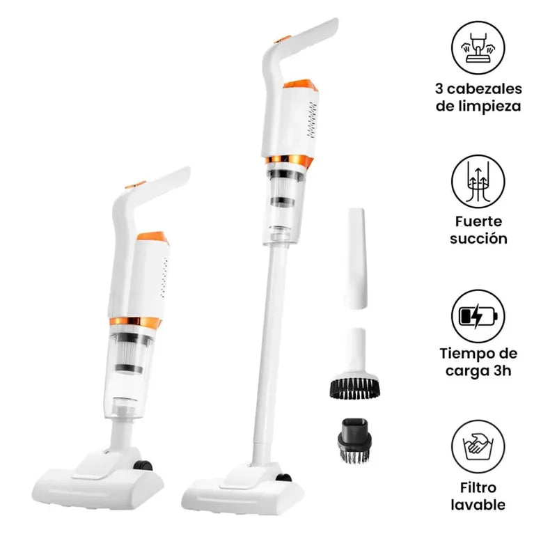 Aspiradora Recargable – Sin cables – Mayor comodidad para adultos mayores en el hogar